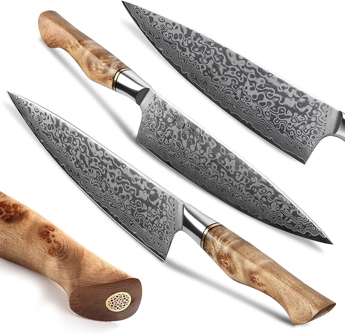 Hezhen Chef's Knife - Professional, 8.3 inch Damascus Steel