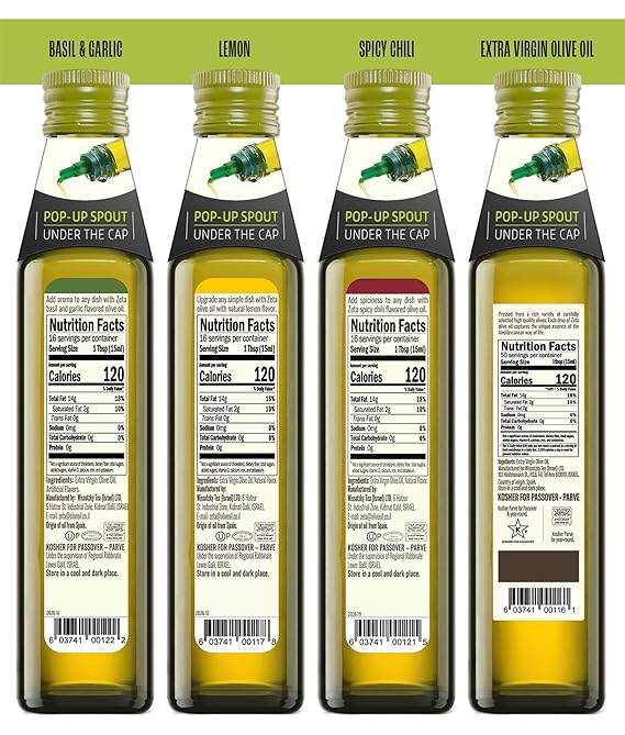 Zeta Extra Virgin Olive Oil Variety Pack