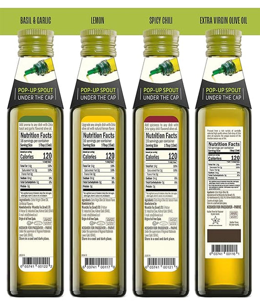 Zeta Extra Virgin Olive Oil Variety Pack