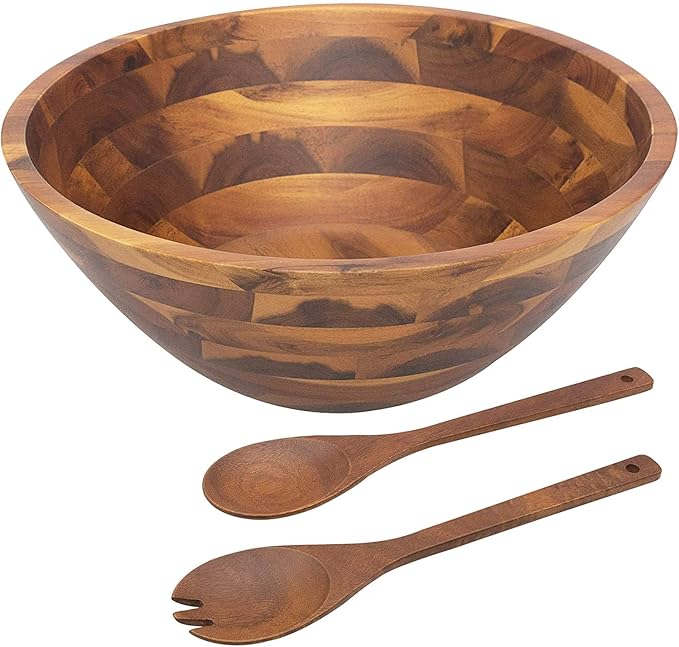 Aidea Wooden Salad Bowl - Thumbnail 2