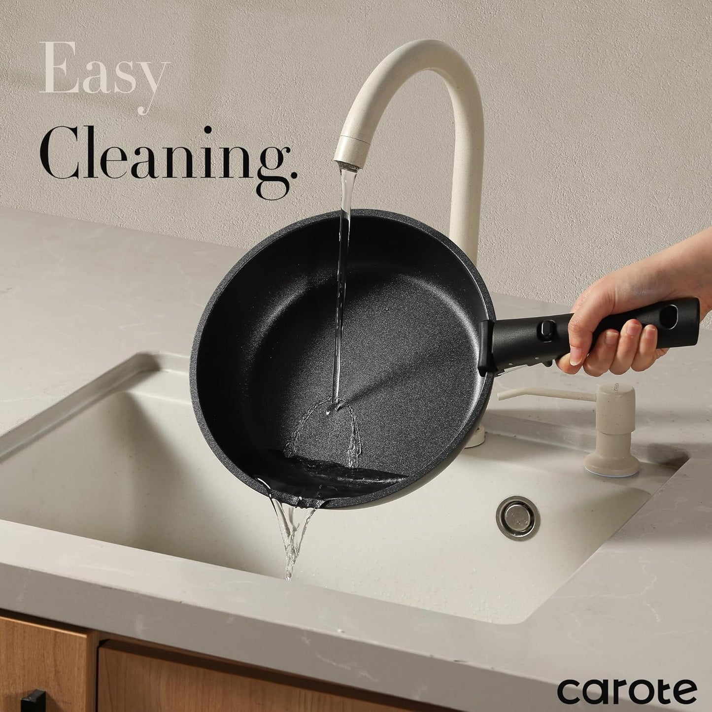 Carote Pots and Pans Set - 11pcs Granite Non-Stick